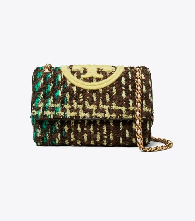 Petit sac à bandoulière convertible Fleming Soft Tweed Petit sac à bandoulière convertible Fleming Soft Tweed