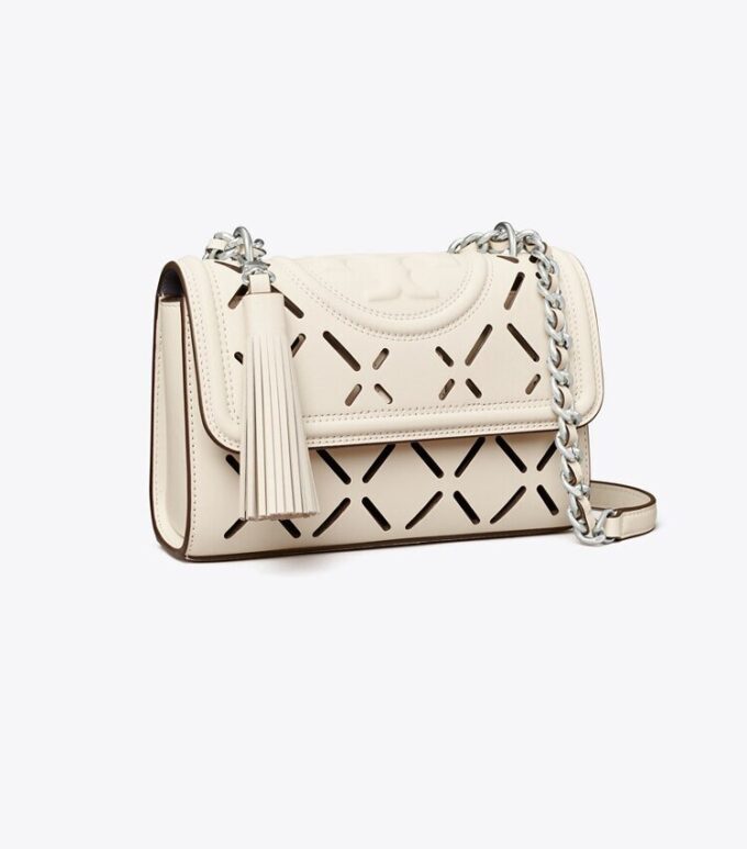 Petit sac à bandoulière convertible perforé Fleming Diamond Petit sac à bandoulière convertible perforé Fleming Diamond