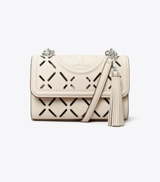 Petit sac à bandoulière convertible perforé Fleming Diamond