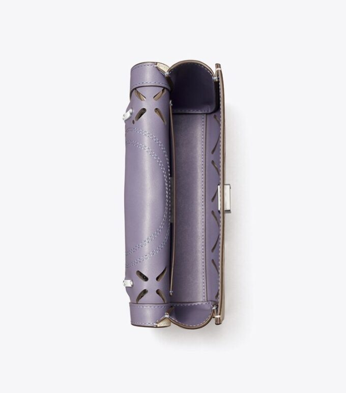 Petit sac à bandoulière convertible perforé Fleming Diamond Petit sac à bandoulière convertible perforé Fleming Diamond