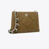 Petit sac à bandoulière en daim matelassé Kira Diamond Petit sac à bandoulière en daim matelassé Kira Diamond