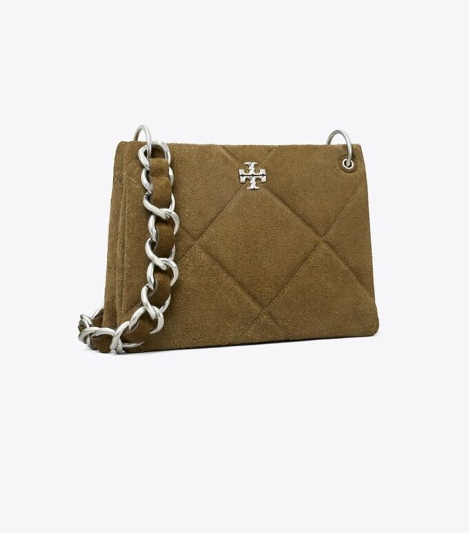 Petit sac à bandoulière en daim matelassé Kira Diamond Petit sac à bandoulière en daim matelassé Kira Diamond