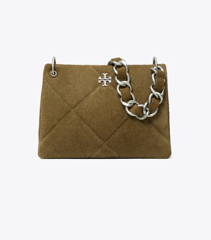 Petit sac à bandoulière en daim matelassé Kira Diamond Petit sac à bandoulière en daim matelassé Kira Diamond