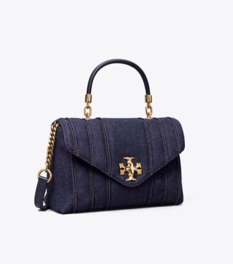 Petit sac à bandoulière en denim matelassé Kira