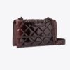 Petit sac à bandoulière Fleming en cuir verni Petit sac à bandoulière Fleming en cuir verni
