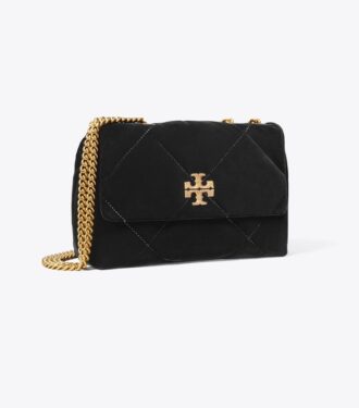 Petit sac à bandoulière Kira Diamond Quilt Velvet Pavé