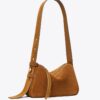 Petit sac à bandoulière Romy en daim Petit sac à bandoulière Romy en daim