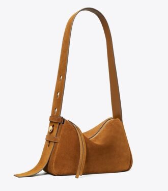 Petit sac à bandoulière Romy en daim
