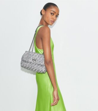 Petit sac à bandoulière tissé Kira