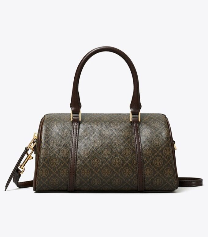 Petit sac baril en toile enduite T Monogram Petit sac baril en toile enduite T Monogram