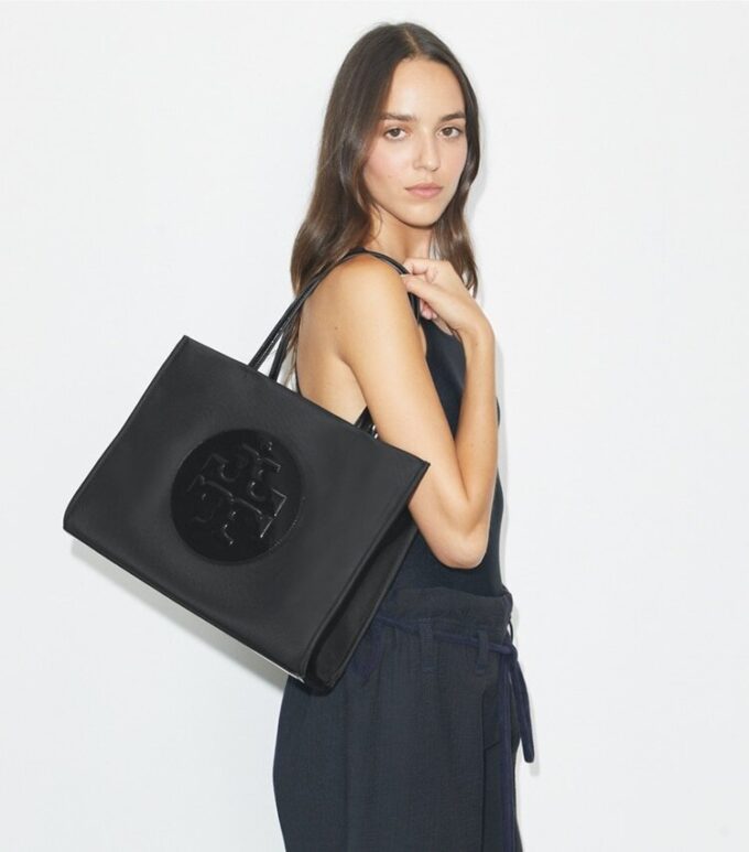 Petit sac fourre-tout Ella en cuir verni Petit sac fourre-tout Ella en cuir verni