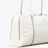 Petit sac à main en cuir froissé Marshmallow Petit sac à main en cuir froissé Marshmallow