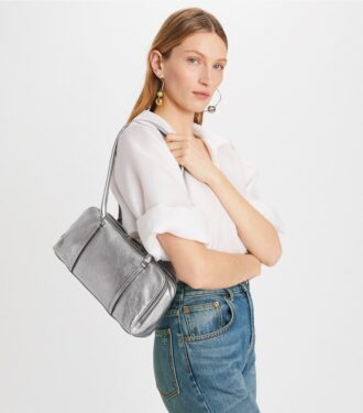 Petit sac à main métallisé Marshmallow