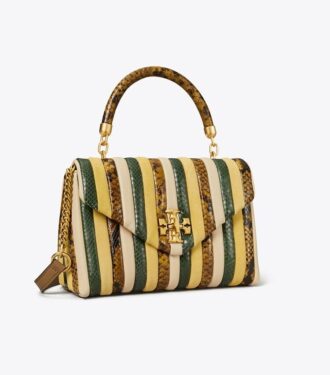 Petit sac à main à poignée supérieure Kira Stripe