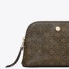 Petite trousse de maquillage en toile enduite T Monogram Petite trousse de maquillage en toile enduite T Monogram