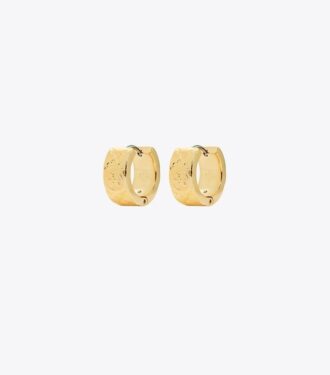 Petites boucles d&rsquo;oreilles créoles Icon T Monogram