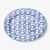 Plateau de service ovale Spongeware Plateau de service ovale Spongeware
