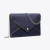 Pochette à chaîne en cuir lisse Pochette à chaîne en cuir lisse