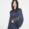 Pochette à chaîne en cuir lisse Pochette à chaîne en cuir lisse