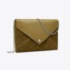 Pochette à chaîne en daim T Monogram Pochette à chaîne en daim T Monogram