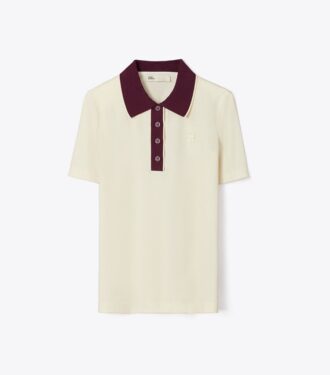 Polo en coton à col vintage Polo en coton à col vintage