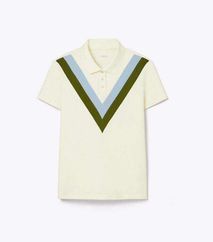 Polo piqué à chevrons haute performance Polo piqué à chevrons haute performance