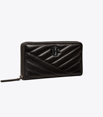 Portefeuille continental à fermeture éclair Kira Chevron