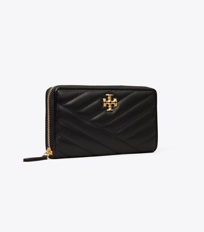 Portefeuille continental Kira Chevron Zip Portefeuille continental Kira Chevron Zip