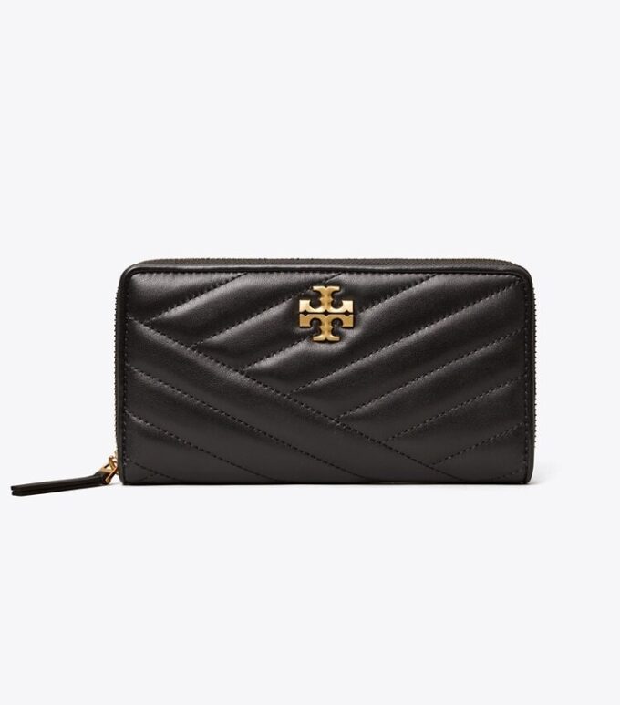 Portefeuille continental Kira Chevron Zip Portefeuille continental Kira Chevron Zip