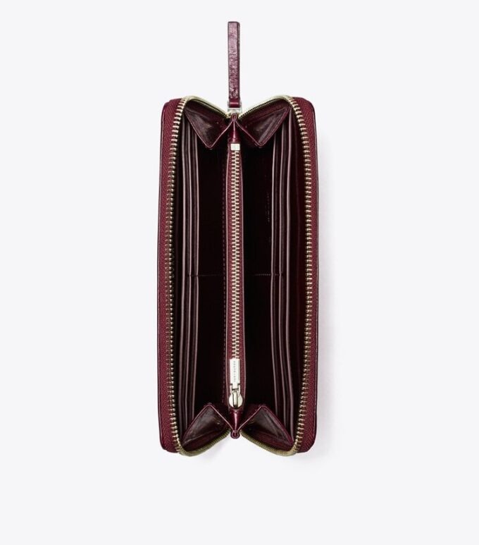 Portefeuille continental matelassé Kira Diamond à fermeture éclair Portefeuille continental matelassé Kira Diamond à fermeture éclair