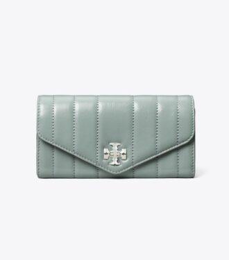 Portefeuille enveloppe verni Kira