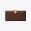 Portefeuille slim à fermeture éclair Colorblock Portefeuille slim à fermeture éclair Colorblock