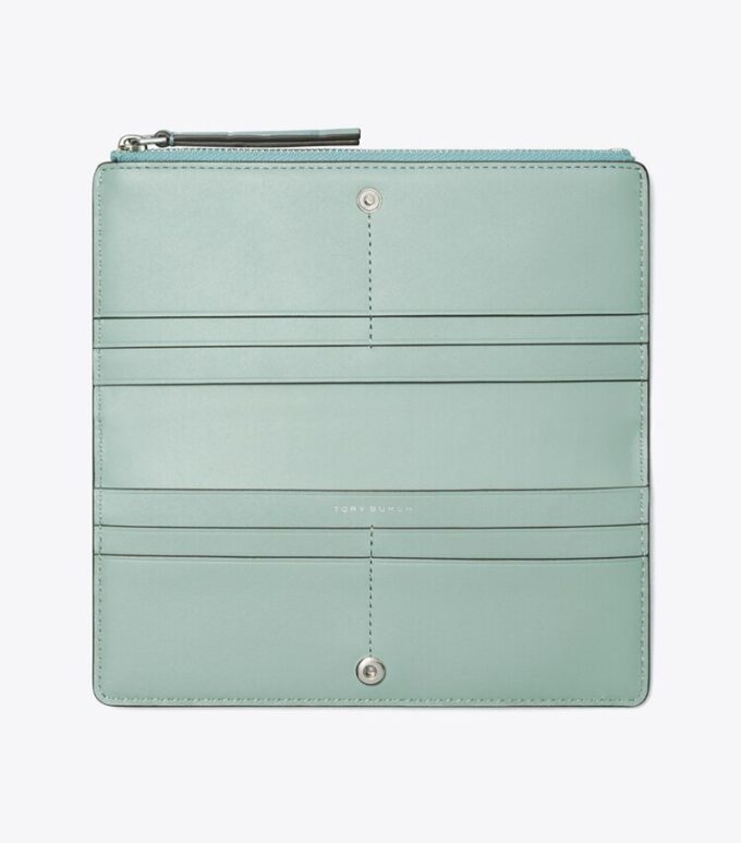 Portefeuille slim zippé Robinson à motif croco Portefeuille slim zippé Robinson à motif croco