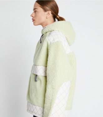 Pull à capuche oversize en molleton
