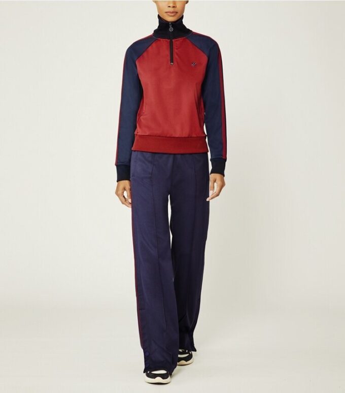 Pull à demi-zip color block Pull à demi-zip color block