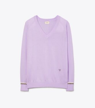 Pull en cachemire à col en V