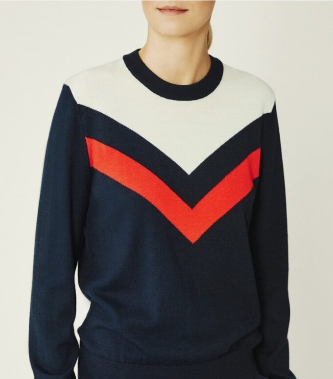 Pull en cachemire Performance Chevron Pull en cachemire Performance Chevron
