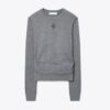 Pull en laine avec logo T Pull en laine avec logo T