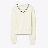 Pull en laine brodé Pull en laine brodé