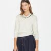 Pull en laine brodé Pull en laine brodé