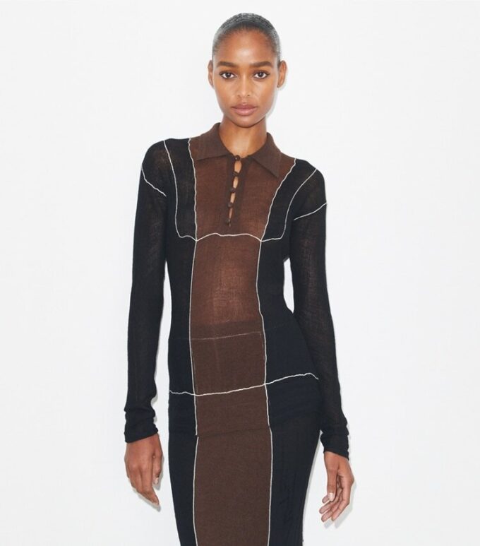 Pull en laine color block Pull en laine color block