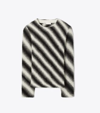 Pull en laine rayé