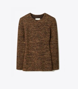 Pull en nylon et viscose marbré