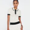 Pull en viscose pointelle Pull en viscose pointelle