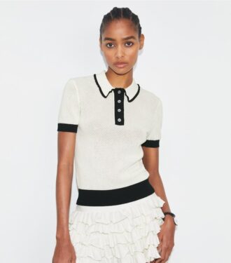 Pull en viscose pointelle