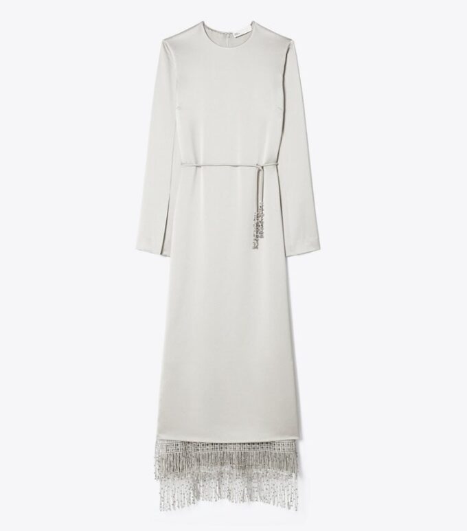Robe asymétrique en crêpe Robe asymétrique en crêpe