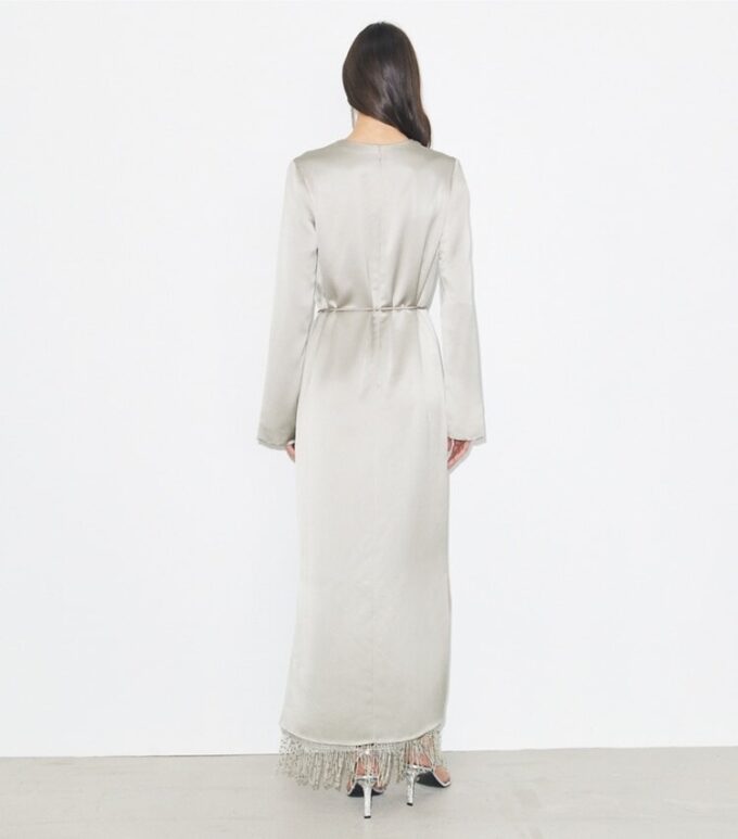 Robe asymétrique en crêpe Robe asymétrique en crêpe
