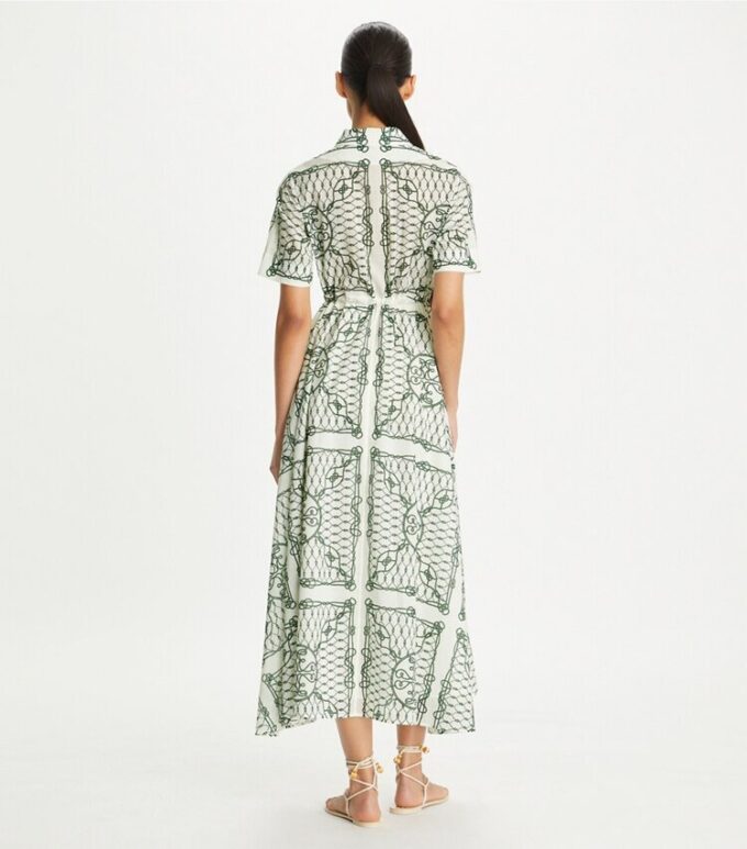 Robe chemise en coton imprimé Robe chemise en coton imprimé
