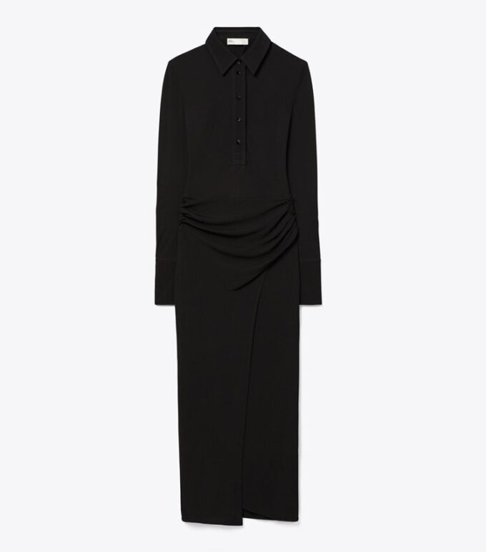 Robe chemise en jersey Robe chemise en jersey