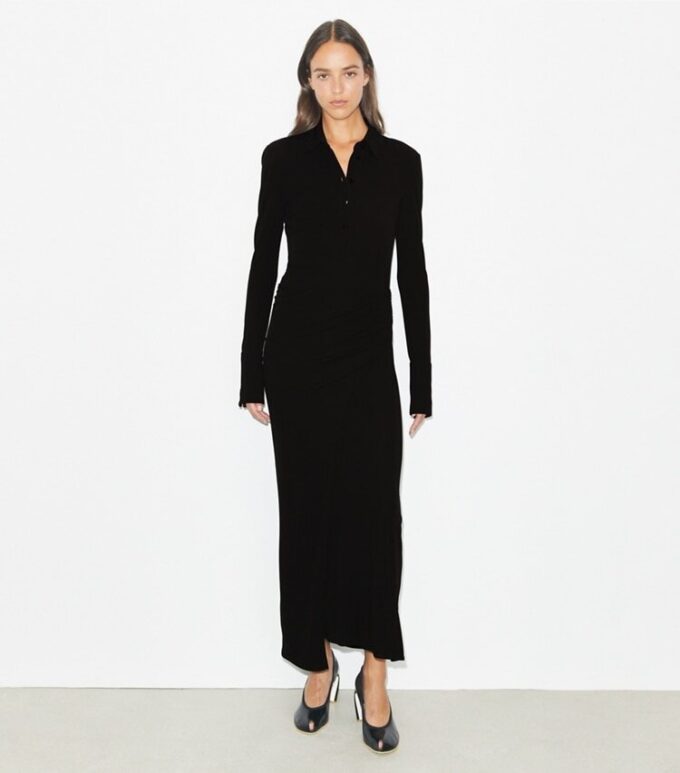 Robe chemise en jersey Robe chemise en jersey